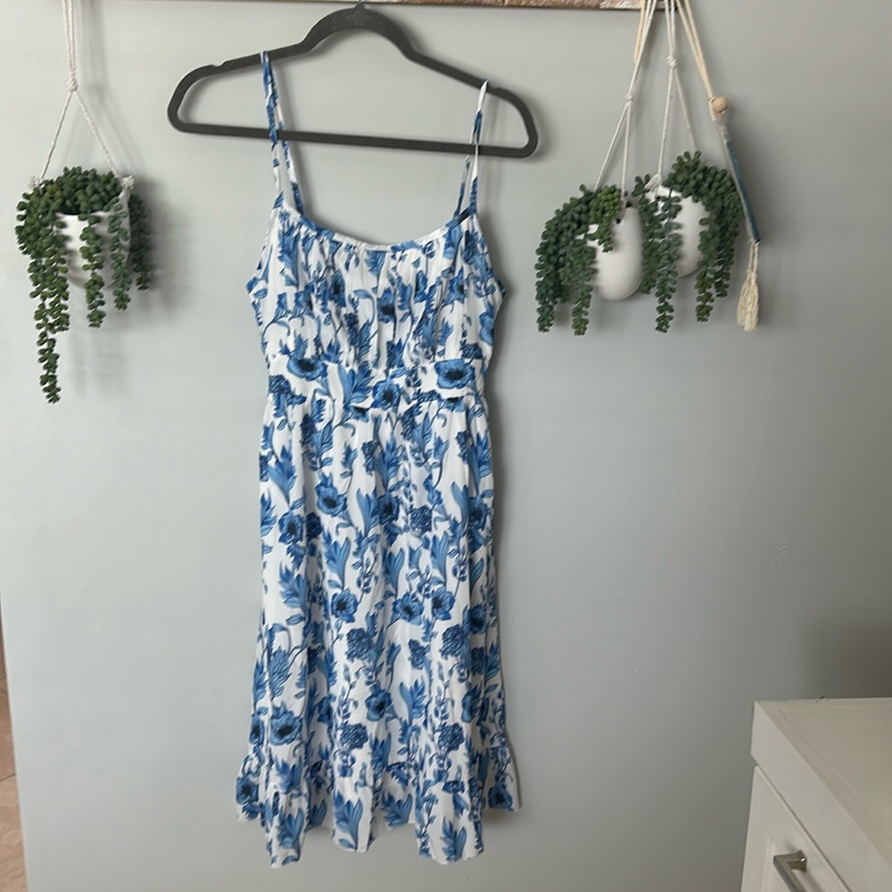 Grace Karin midi dress floral size small NWT